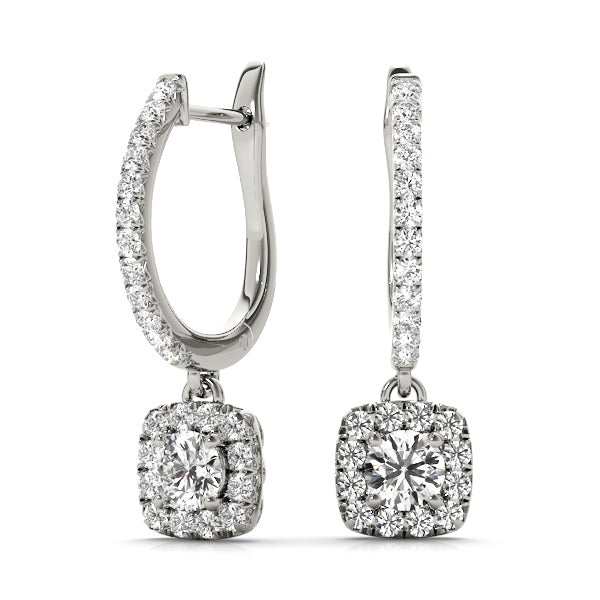 Halo Diamond Earring