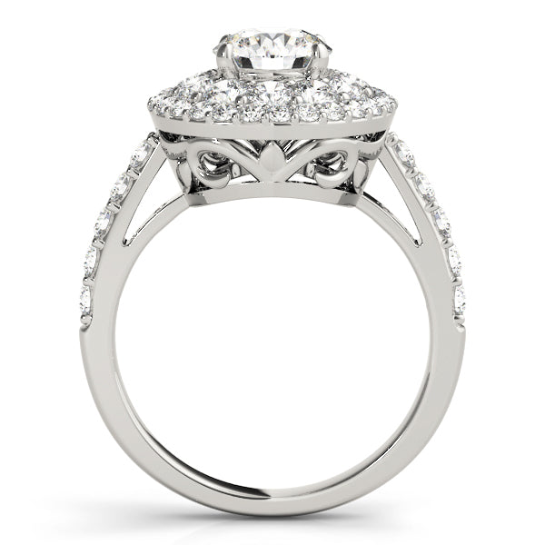 Halo Diamond Engagement Ring