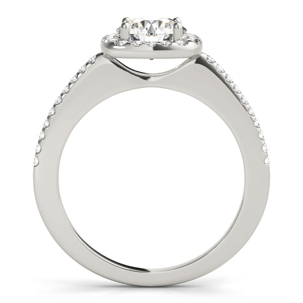 Halo Diamond Engagement Ring