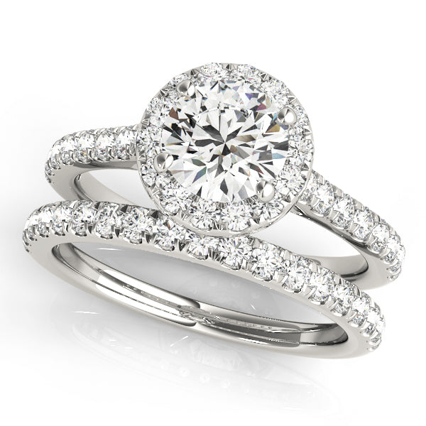 Halo Diamond Engagement Ring