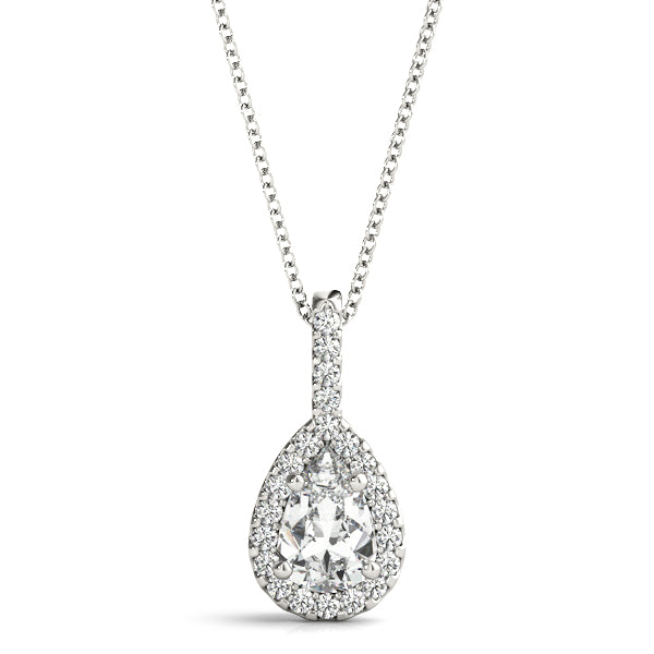 Halo Diamond Pendant