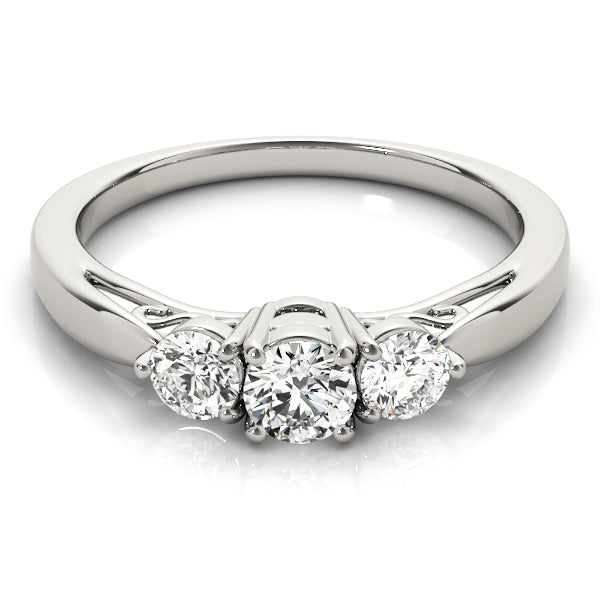 Three Stone Diamond Engagement Ring