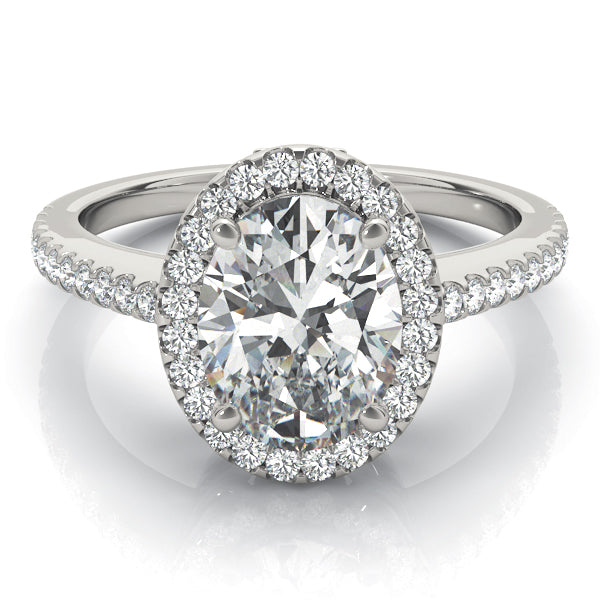 Halo Diamond Engagement Ring