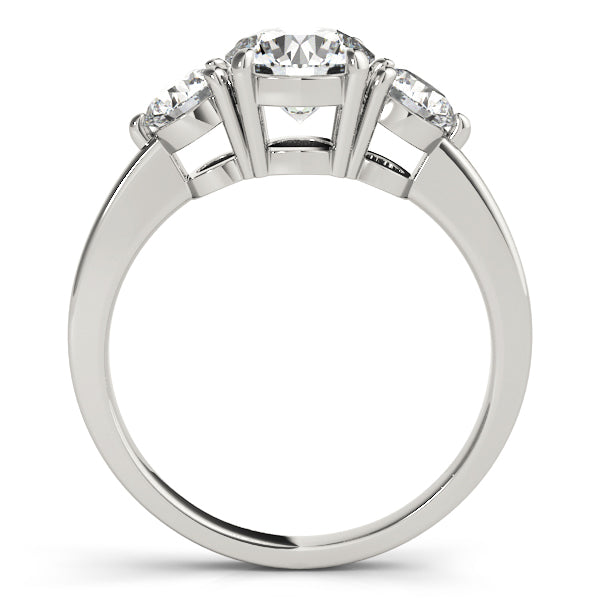 Three Stone Diamond Engagement Ring