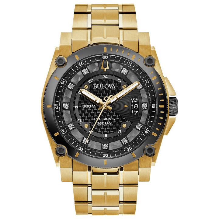 Bulova Stainless Steel Luxury Mens Watch