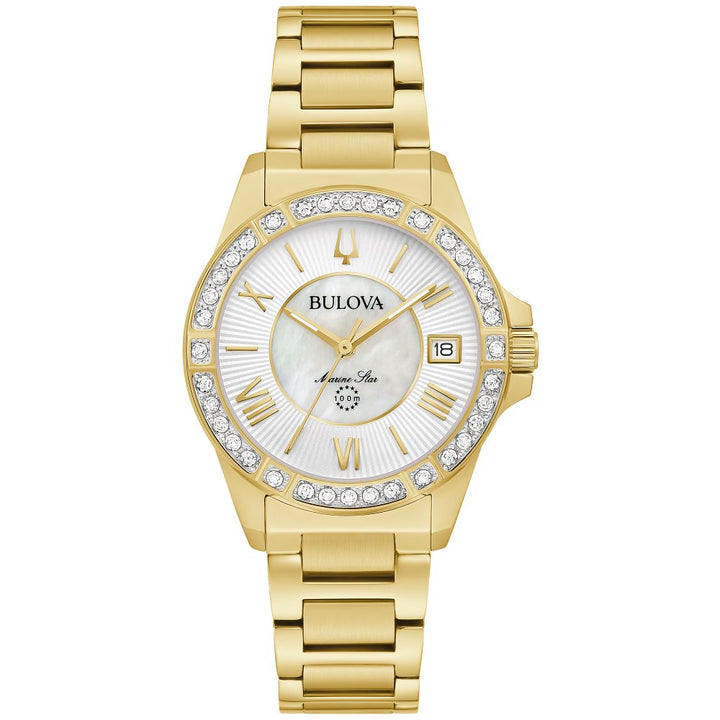 Bulova Stainless Steel Performance Ladies Watch