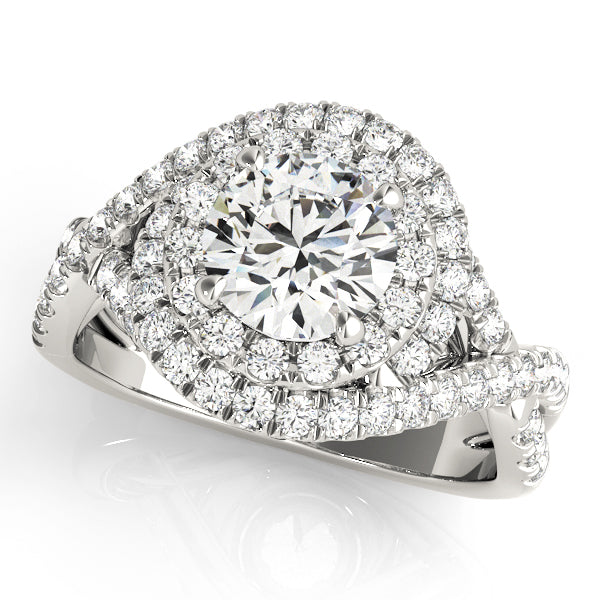 Halo Diamond Engagement Ring