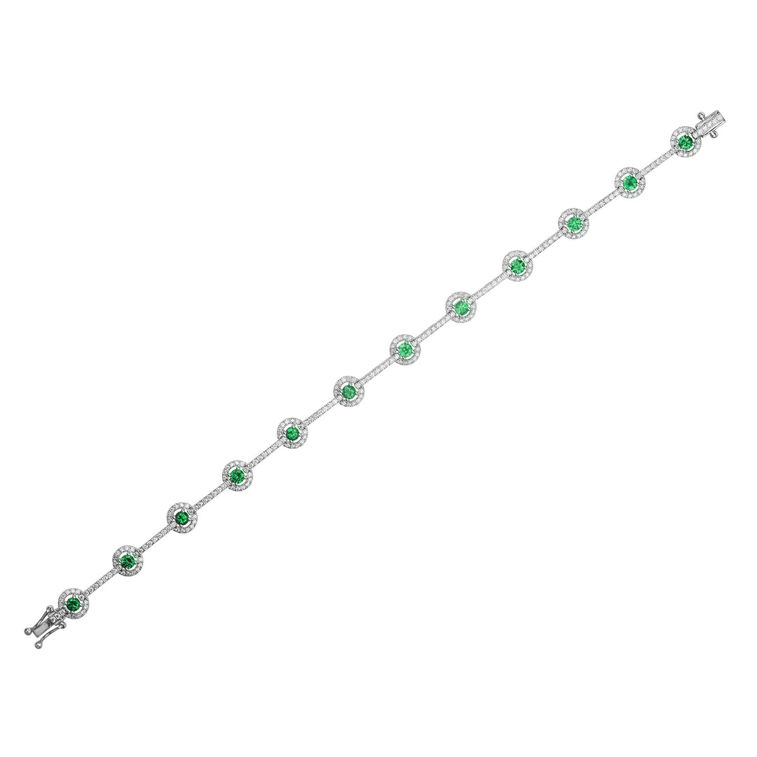 Novell Global - Emerald and Diamond Bracelet