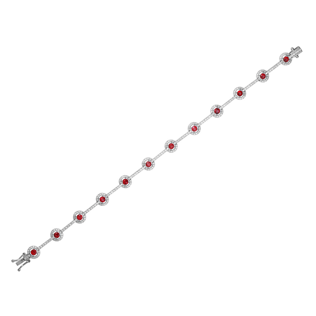 Novell Global - Ruby and Diamond Bracelet