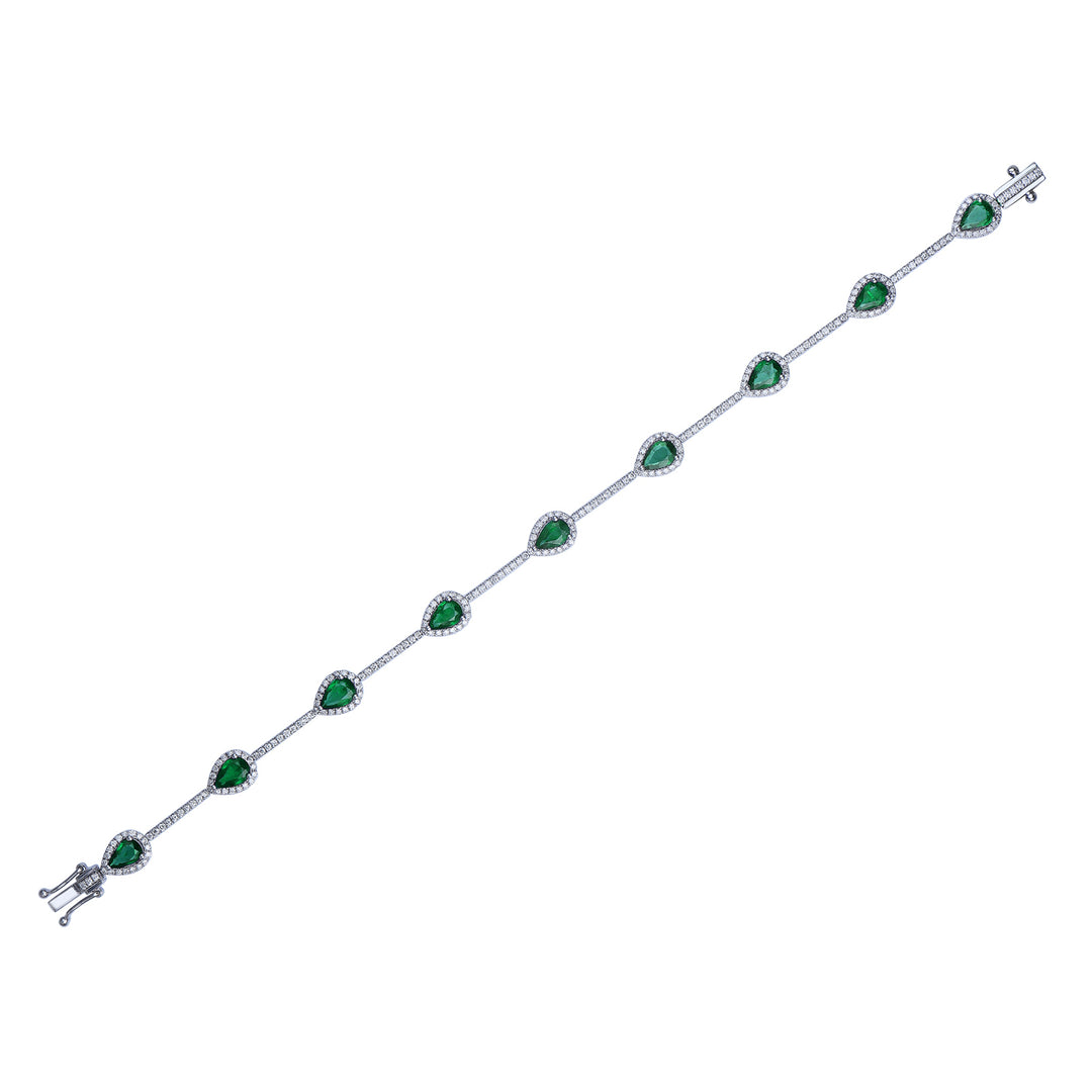 Novell Global - Emerald and Diamond Bracelet