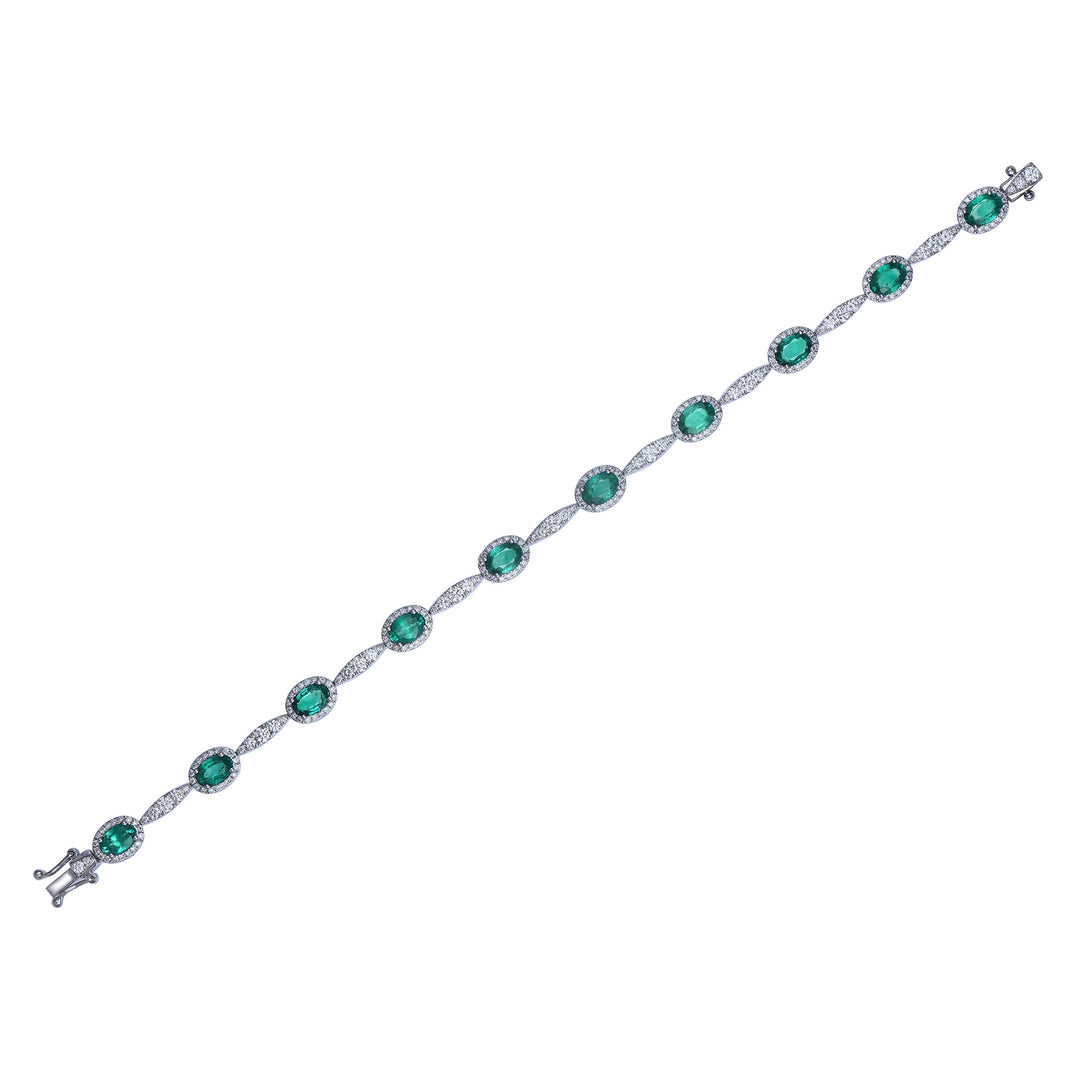 Novell Global - Emerald and Diamond Bracelet