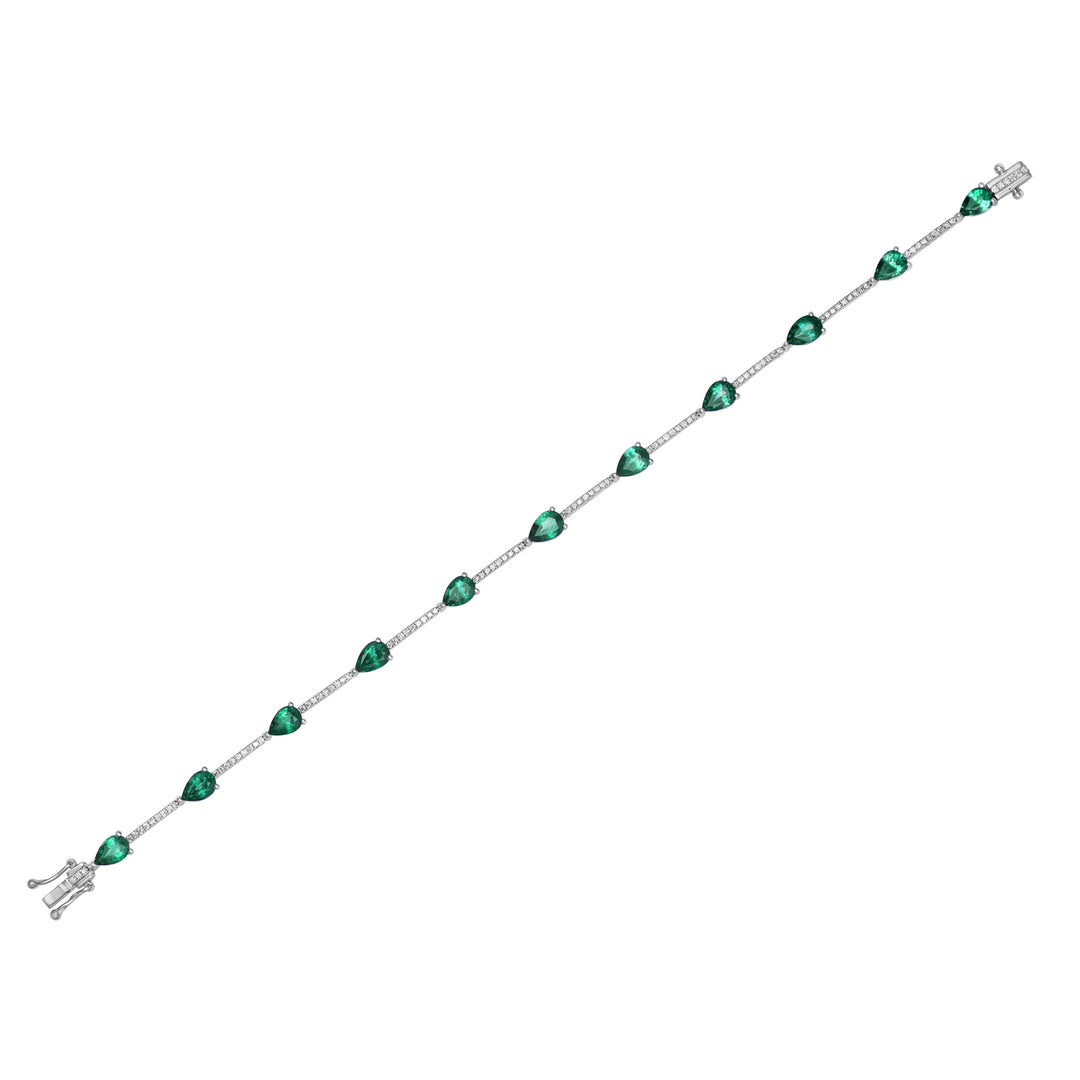 Novell Global - Emerald and Diamond Bracelet