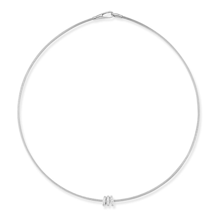 14K-W Super Flex 1.7Mm Wire Neck., 0.45Ct