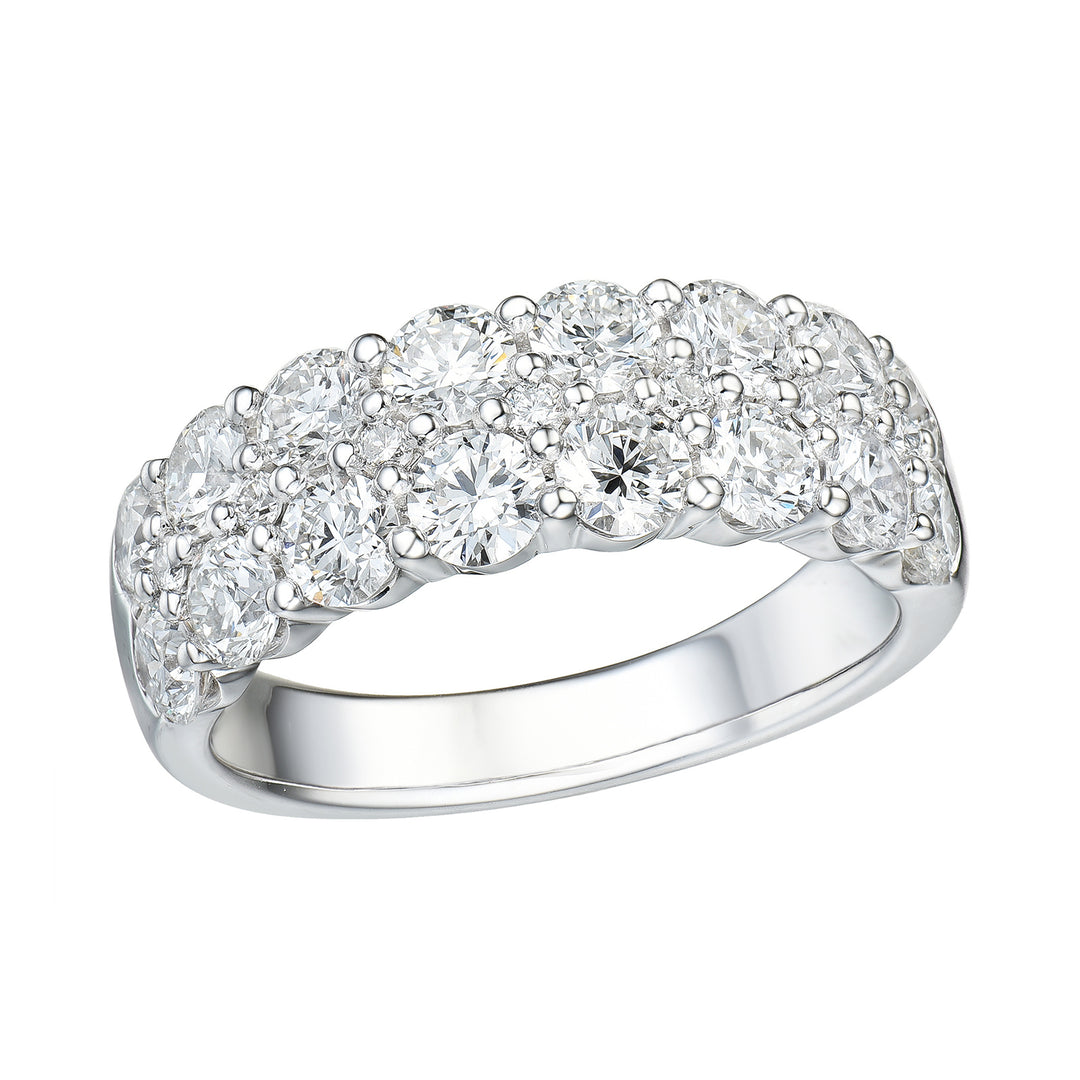 Novell Global - Triple Row Diamond Ring (2.30CTW)