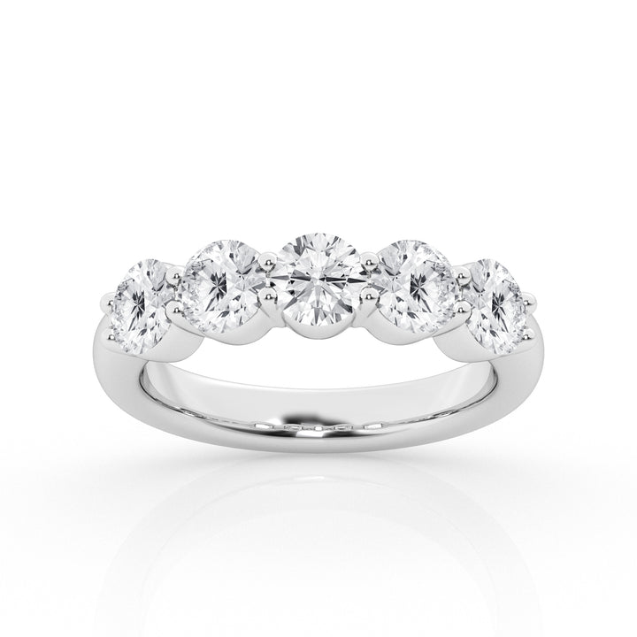 2.00 cttw - Round - 5 Stone Engagement Ring