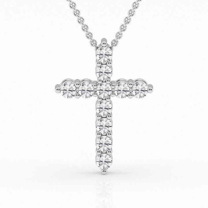 1.00 cttw  Cross Pendant