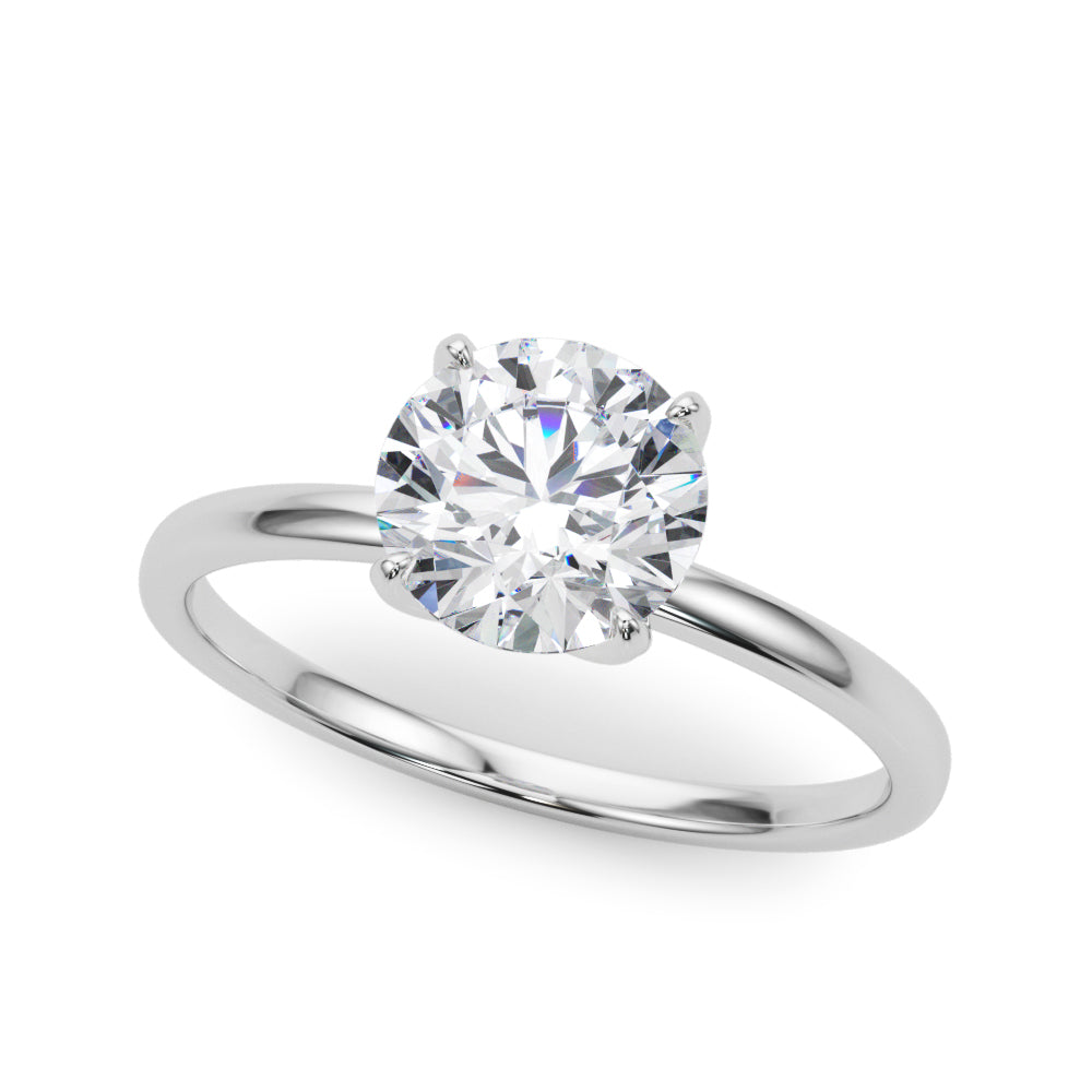 Solitaire Diamond Engagement Ring