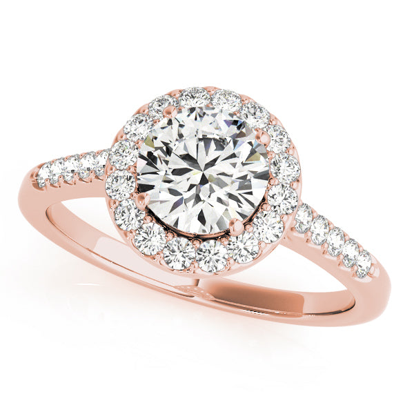 Halo Diamond Engagement Ring