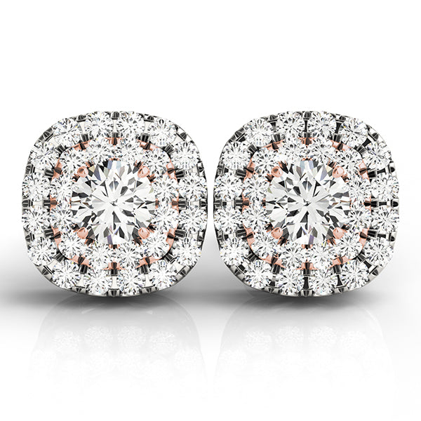 Halo Diamond Earring