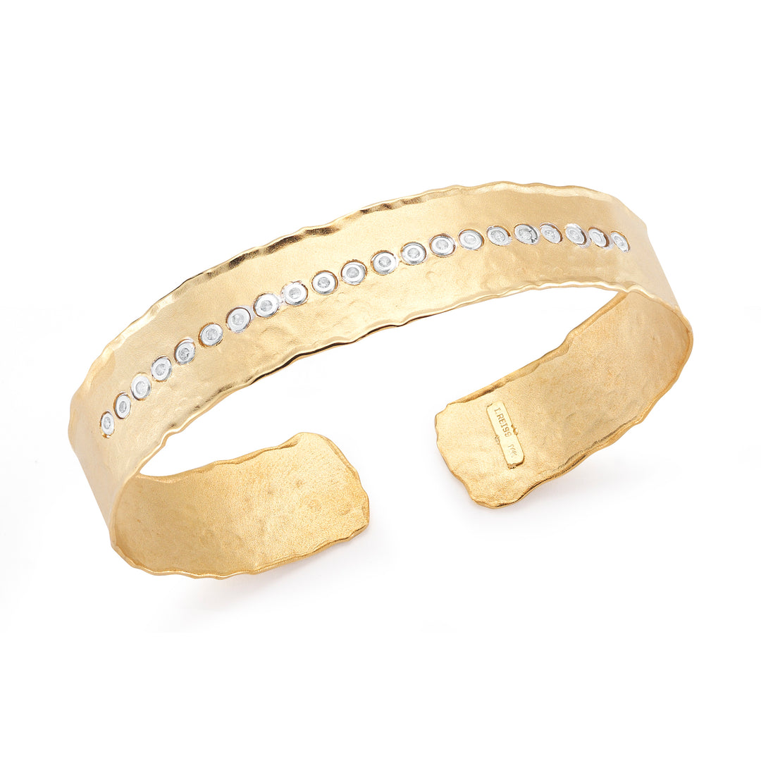 14K-Y Narrow Cuff Br., 0.40Ct