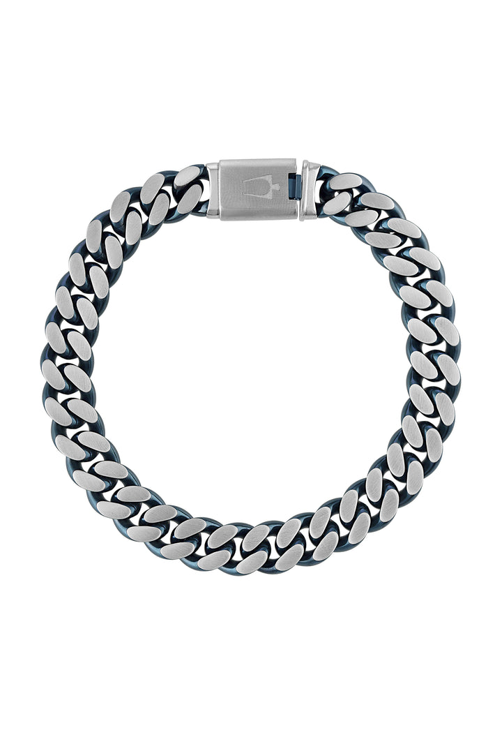 Bulova Stainless Steel Classic Jewelry Mens Bracelet