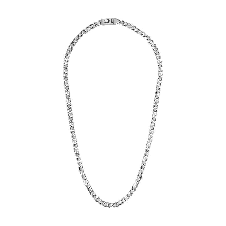 Bulova Stainless Steel Classic Jewelry Mens Necklace