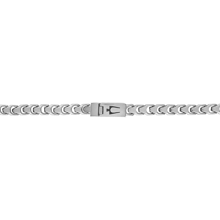 Bulova Stainless Steel Classic Jewelry Mens Necklace