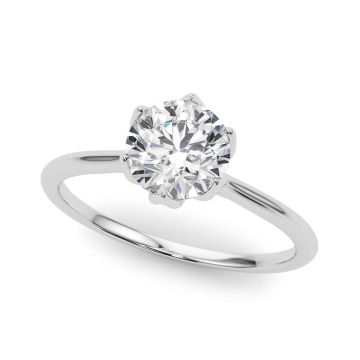 Solitaire Diamond Engagement Ring