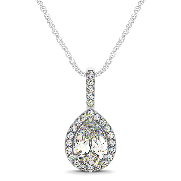 Halo Diamond Pendant