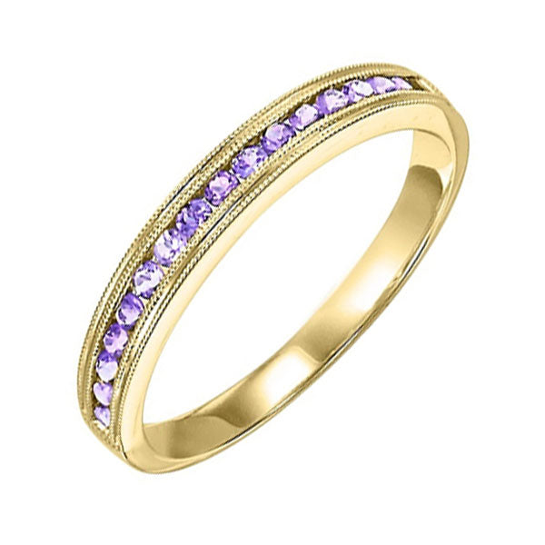 14Kt Yellow Gold Syn Alexandrite 1/3Ctw Ring