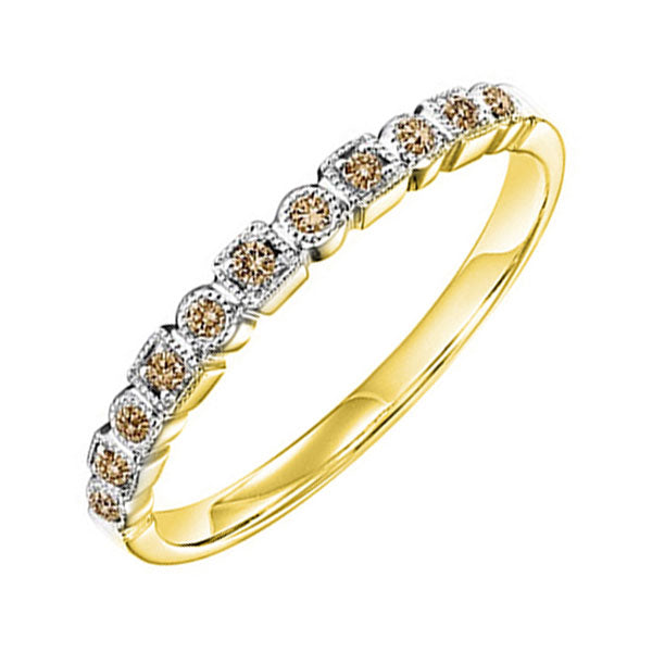 14Kt Yellow Gold Diamond 1/10Ctw Ring