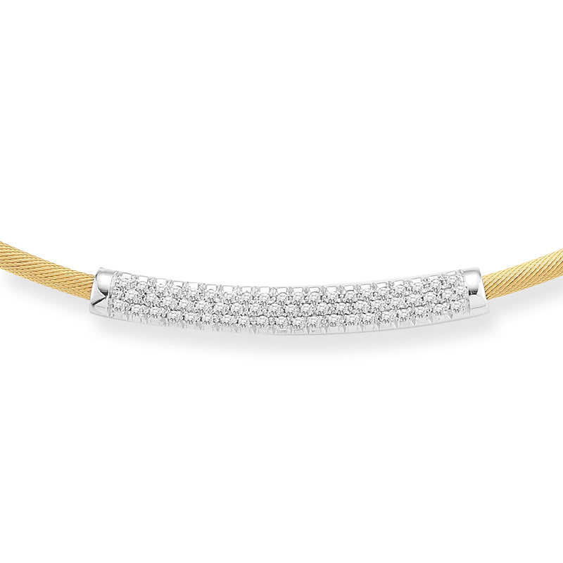 14K-Y Wire Neck., 0.50Ct