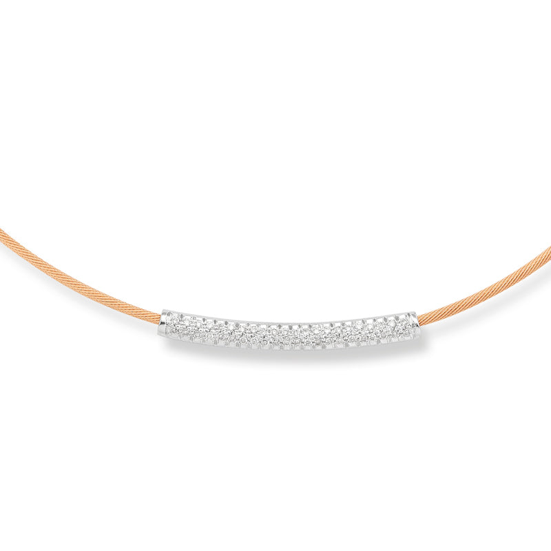 14K-P Super Flex Wire Neck., 0.45Ct