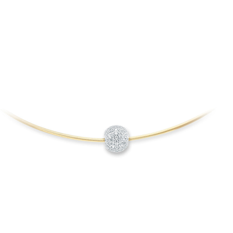 14K-Y Super Flex Wire Neck., 0.75Ct