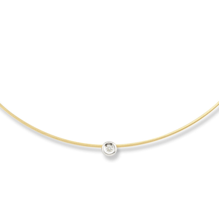 14K-Y Wire Neck., 0.075Ct