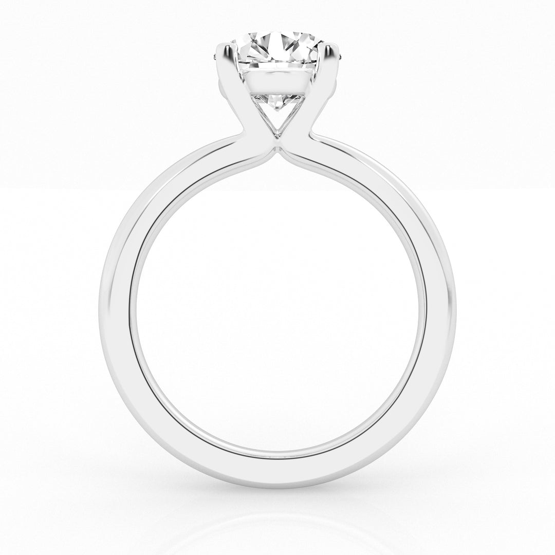 4.00 ct - Round  - Solitaire Ring