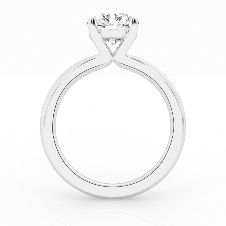 4.00 ct - Round  - Solitaire Ring