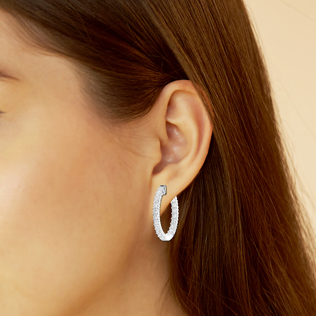 2.00 cttw Gorgeous Hoop Earrings