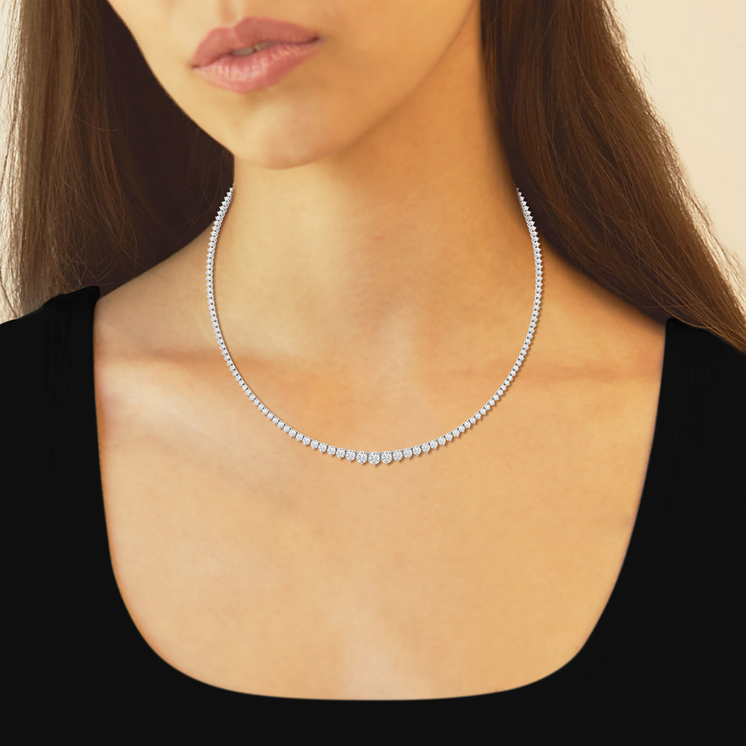 9.60 cttw Rivera Necklace - Round