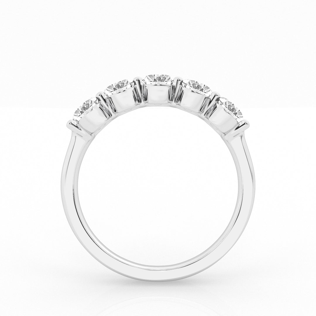 5.00 cttw - Oval - 5 Stone Engagement Ring