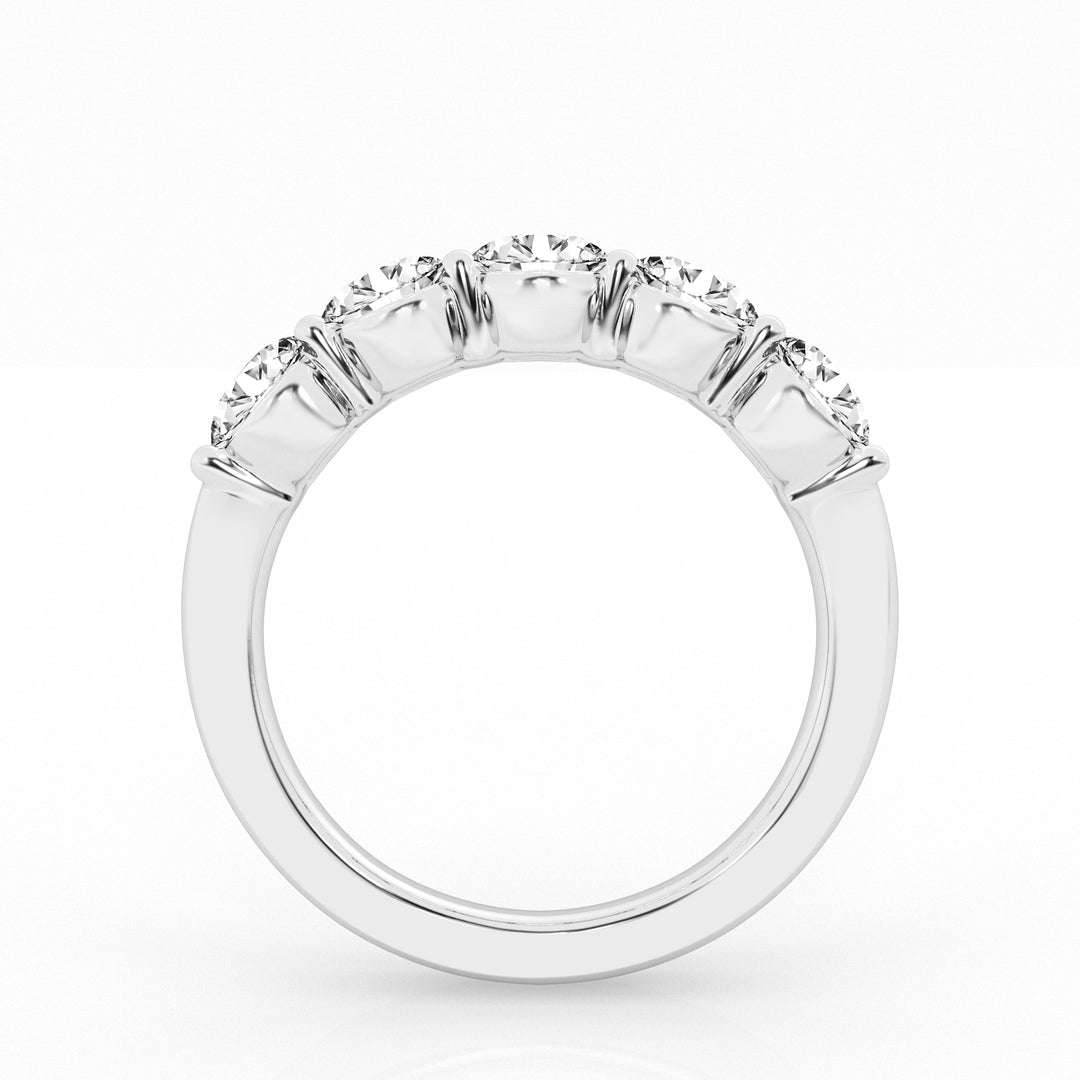 3.50 cttw - Round - 5 Stone Engagement Ring