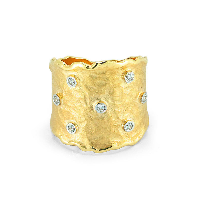 14K-Y Gallery Ring., 0.15Ct