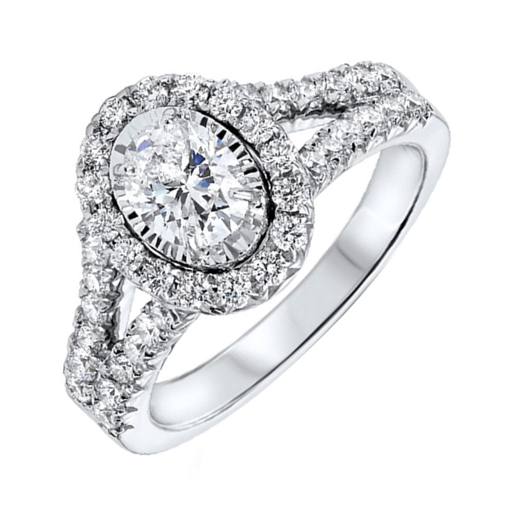 Platinum White Diamond 1 1/2Ctw Ring