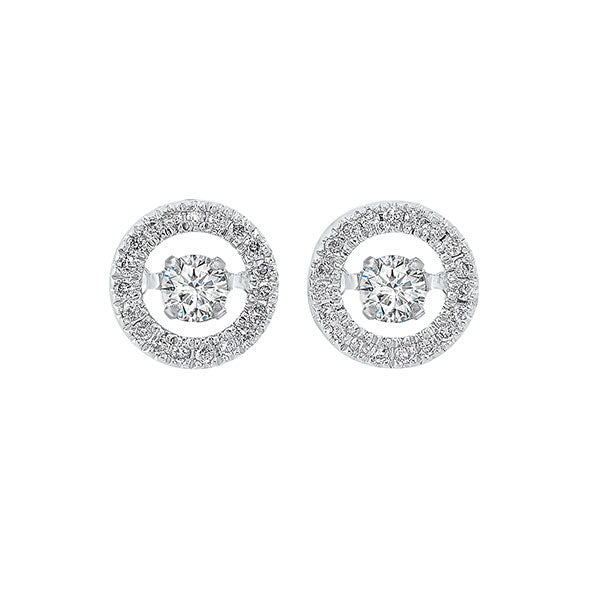 14Kt White Gold Diamond 1/4Ctw Earring