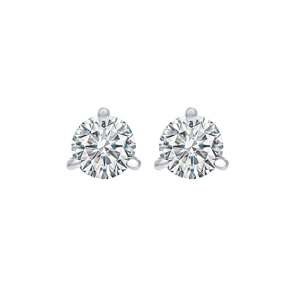 18Kt White Gold Diamond 3/4Ctw Earring