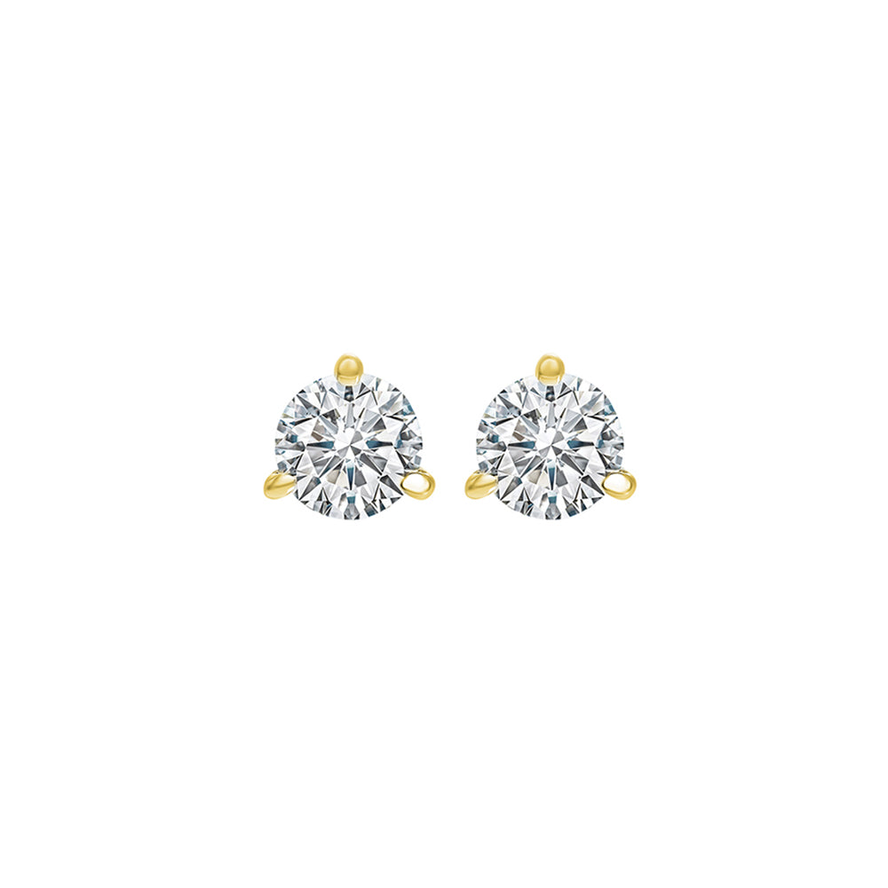 14Kt Yellow Gold Diamond 1/4Ctw Earring