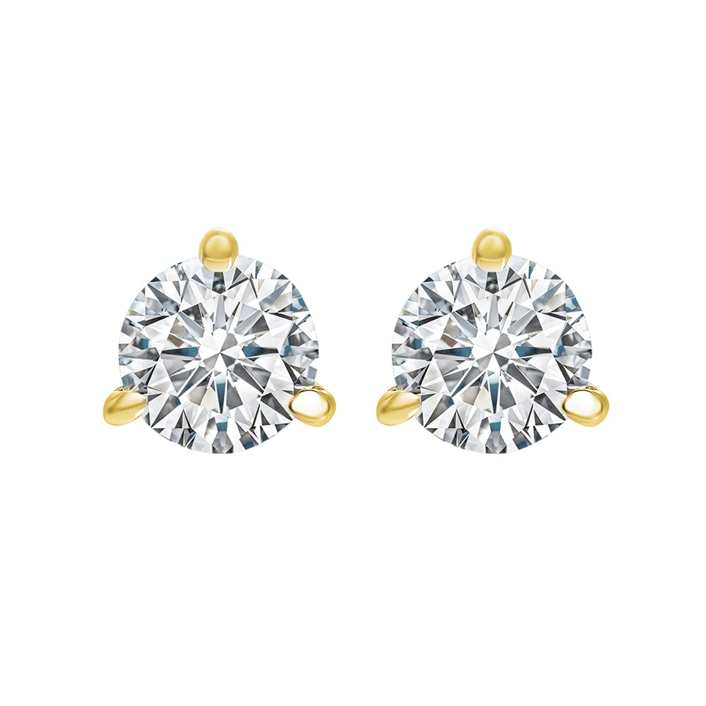 14Kt Yellow Gold Diamond 1 1/2Ctw Earring