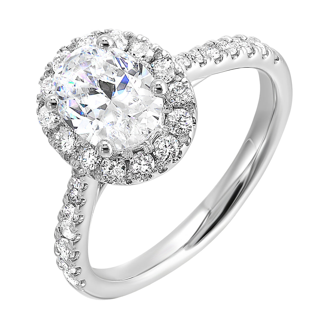 Unique, beautiful, big and bold this ring features a bolder solitare with a delicate shank look.