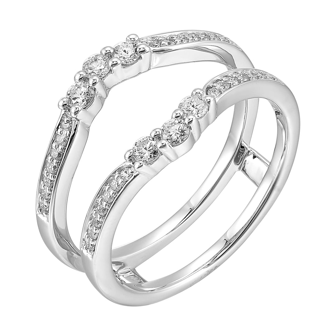 14Kt White Gold Diamond 1/3Ctw Ring